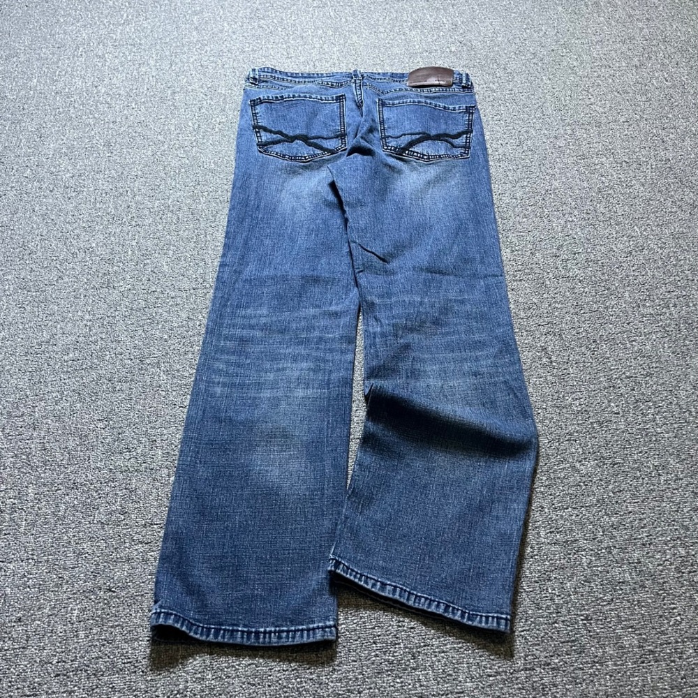TK Axel Slim Bootcut Jeans 32x32 Blue Denim Y2K Skater Style